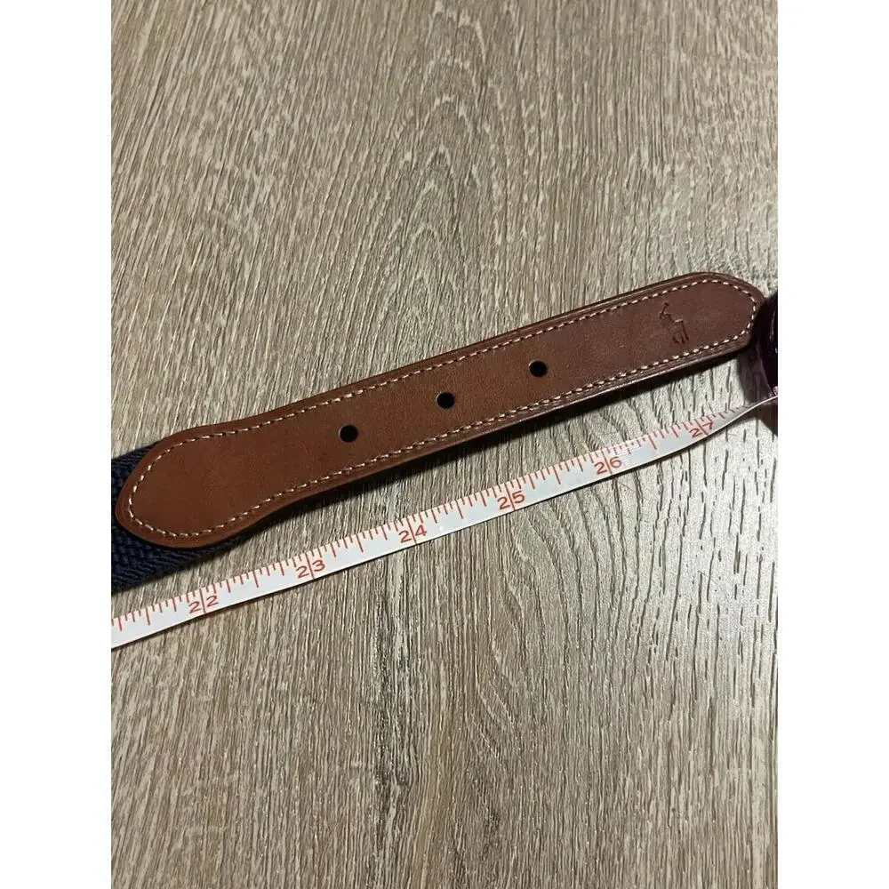 Polo Ralph Lauren Belt Surcingle‎ Boys Leather Roller Buckle Blue 25 H88